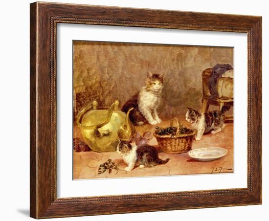 Kittens-Jules Leroy-Framed Giclee Print