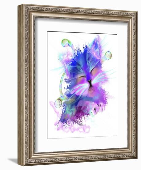 Kitty 5-Stephanie Analah-Framed Giclee Print