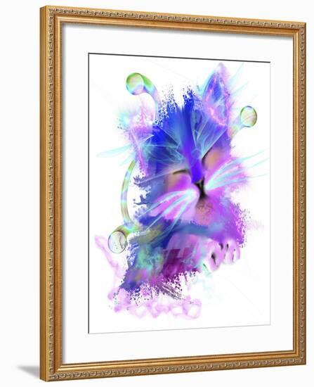 Kitty 5-Stephanie Analah-Framed Giclee Print