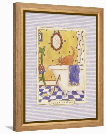 Kitty Baignoire-Sudi Mccollum-Framed Stretched Canvas