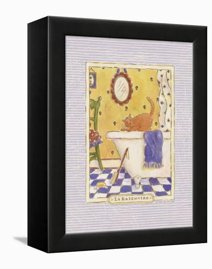 Kitty Baignoire-Sudi Mccollum-Framed Stretched Canvas