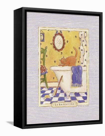 Kitty Baignoire-Sudi Mccollum-Framed Stretched Canvas