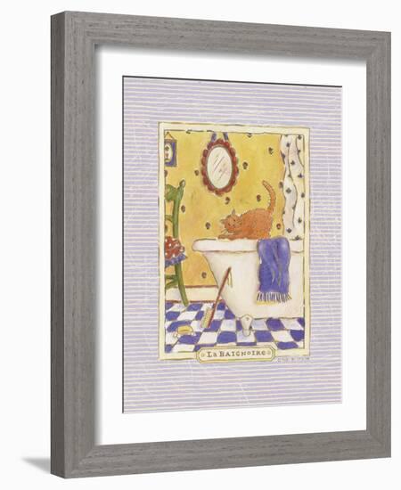 Kitty Baignoire-Sudi Mccollum-Framed Art Print