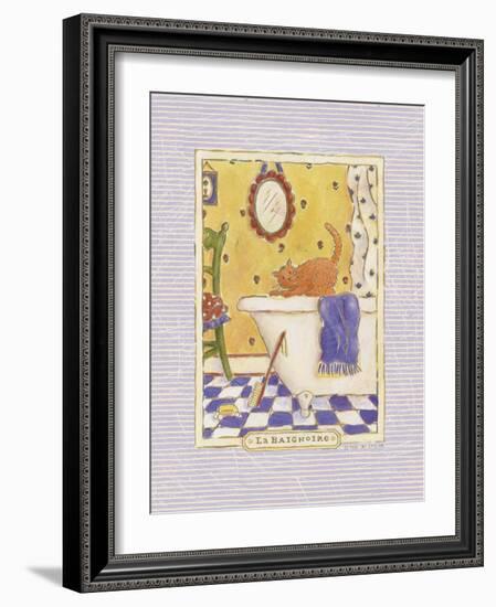 Kitty Baignoire-Sudi Mccollum-Framed Art Print