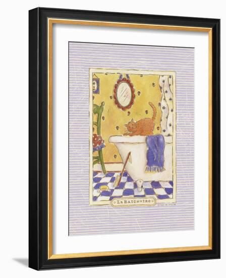 Kitty Baignoire-Sudi Mccollum-Framed Art Print