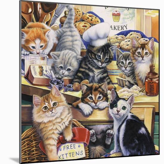 Kitty Bakery-Jenny Newland-Mounted Giclee Print