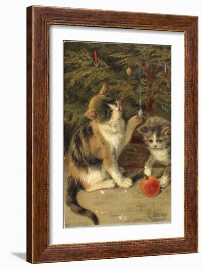 Kitty Cats-Vintage Apple Collection-Framed Giclee Print