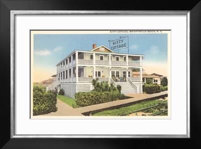 Kitty Cottage Wrightsville Beach North Carolina Art Print By