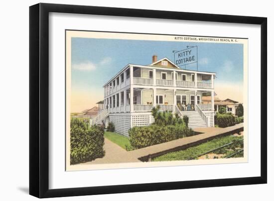 Kitty Cottage, Wrightsville Beach, North Carolina-null-Framed Art Print