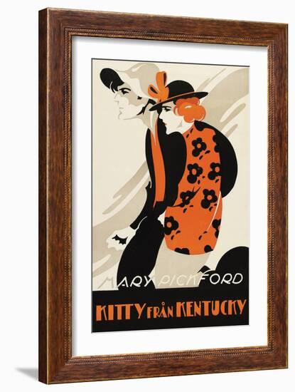 Kitty from Kentucky-null-Framed Art Print