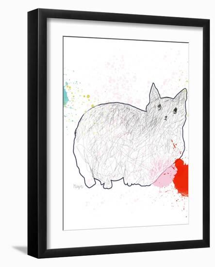 Kitty in Repose-Niya Christine-Framed Art Print