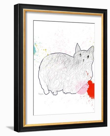 Kitty in Repose-Niya Christine-Framed Art Print