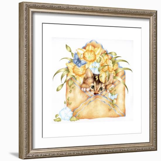 Kitty Post-Karen Middleton-Framed Giclee Print