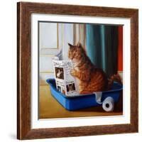 Kitty Throne-Lucia Heffernan-Framed Art Print