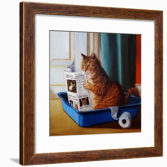 Kitty Throne-Lucia Heffernan-Framed Art Print