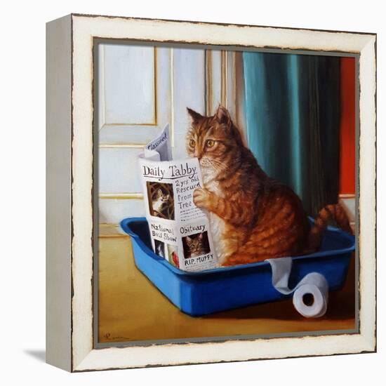 Kitty Throne-Lucia Heffernan-Framed Stretched Canvas