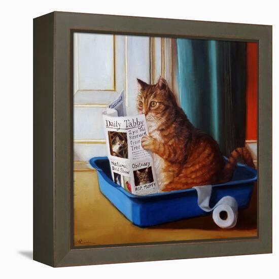 Kitty Throne-Lucia Heffernan-Framed Stretched Canvas