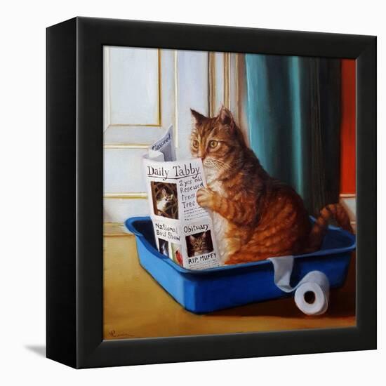 Kitty Throne-Lucia Heffernan-Framed Stretched Canvas