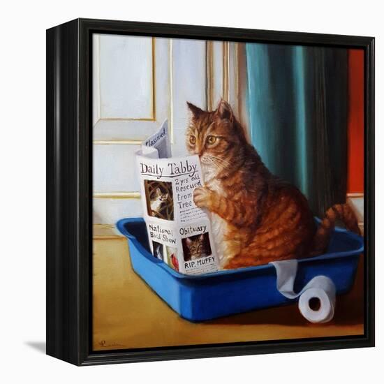 Kitty Throne-Lucia Heffernan-Framed Stretched Canvas