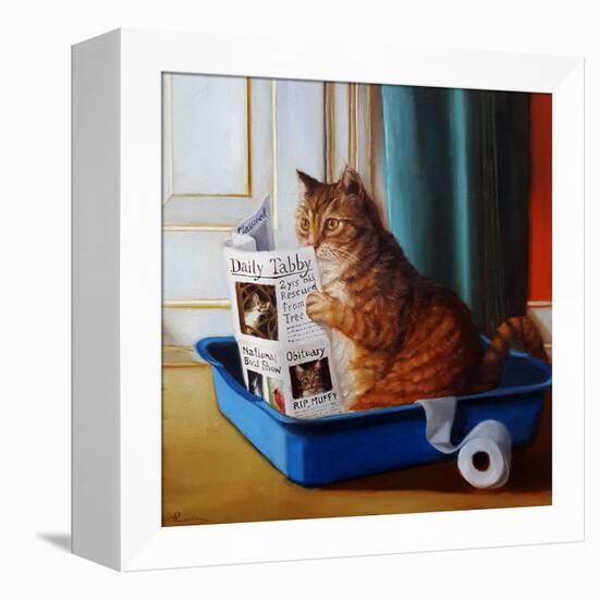Kitty Throne-Lucia Heffernan-Framed Stretched Canvas