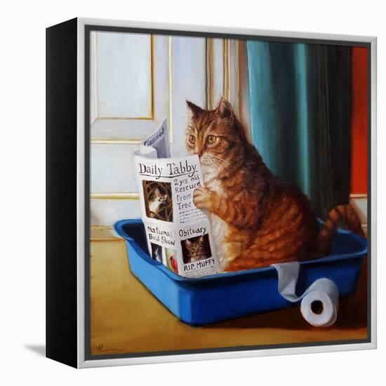 Kitty Throne-Lucia Heffernan-Framed Stretched Canvas