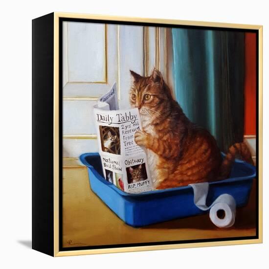 Kitty Throne-Lucia Heffernan-Framed Stretched Canvas