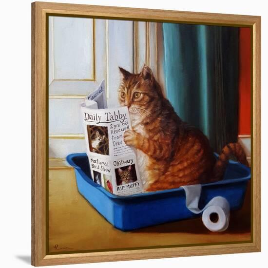 Kitty Throne-Lucia Heffernan-Framed Stretched Canvas