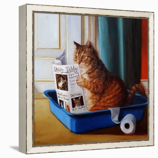 Kitty Throne-Lucia Heffernan-Framed Stretched Canvas