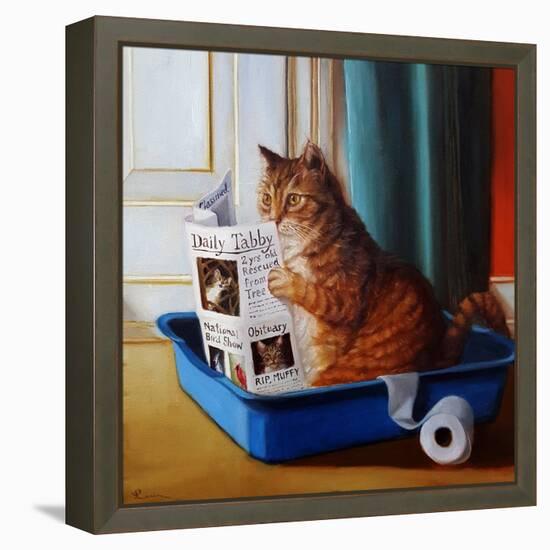 Kitty Throne-Lucia Heffernan-Framed Stretched Canvas