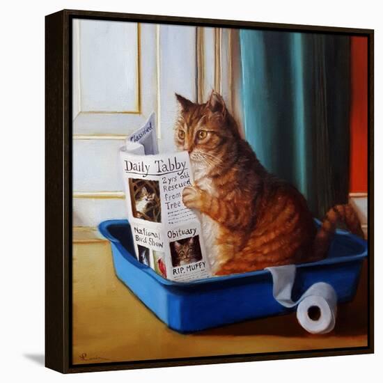 Kitty Throne-Lucia Heffernan-Framed Stretched Canvas