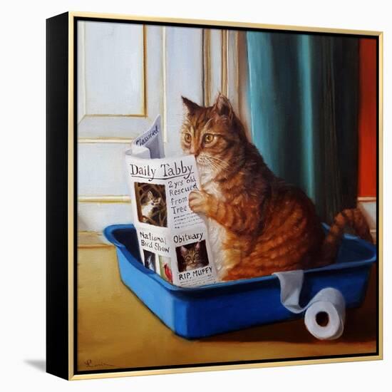 Kitty Throne-Lucia Heffernan-Framed Stretched Canvas