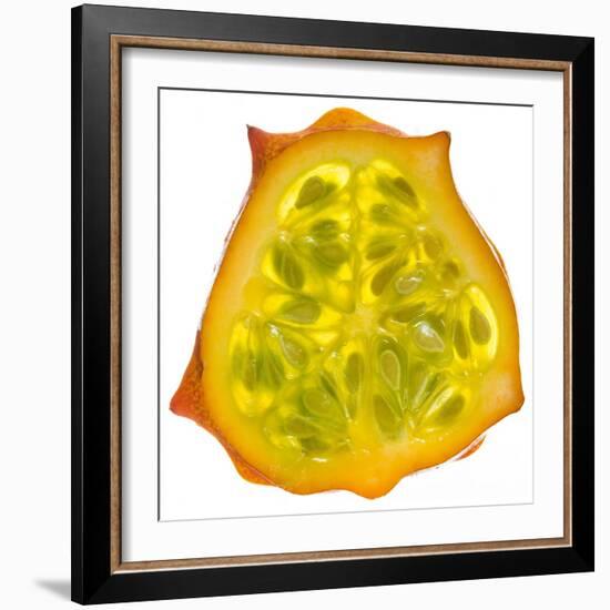 Kiwano Horned Melon Slice-Steve Gadomski-Framed Photographic Print