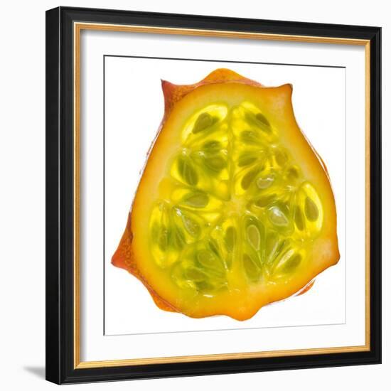 Kiwano Horned Melon Slice-Steve Gadomski-Framed Photographic Print