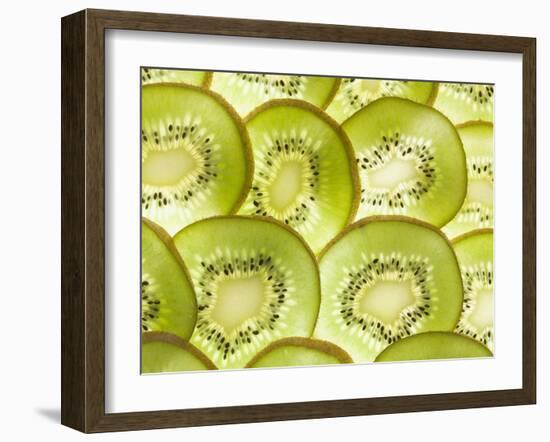 Kiwi Fruit Slices-null-Framed Photographic Print