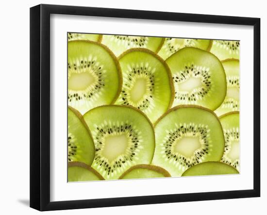 Kiwi Fruit Slices-null-Framed Photographic Print