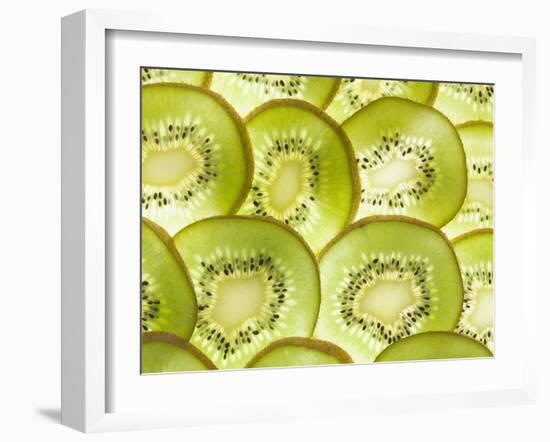 Kiwi Fruit Slices-null-Framed Photographic Print