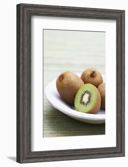 Kiwi Fruits, Whole and Halved-Jo Kirchherr-Framed Photographic Print