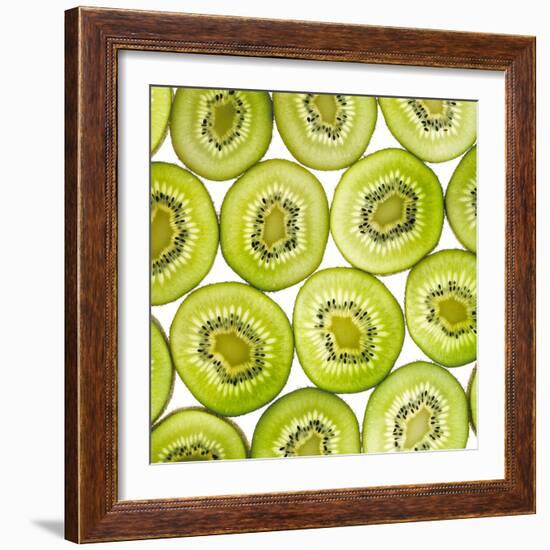 Kiwi Slices-Mark Sykes-Framed Premium Photographic Print