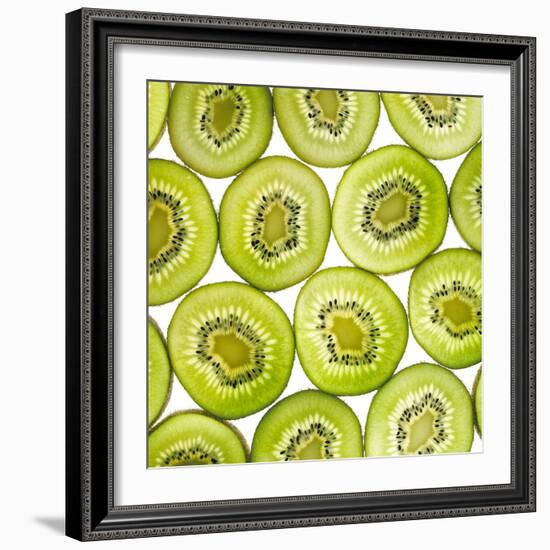 Kiwi Slices-Mark Sykes-Framed Premium Photographic Print