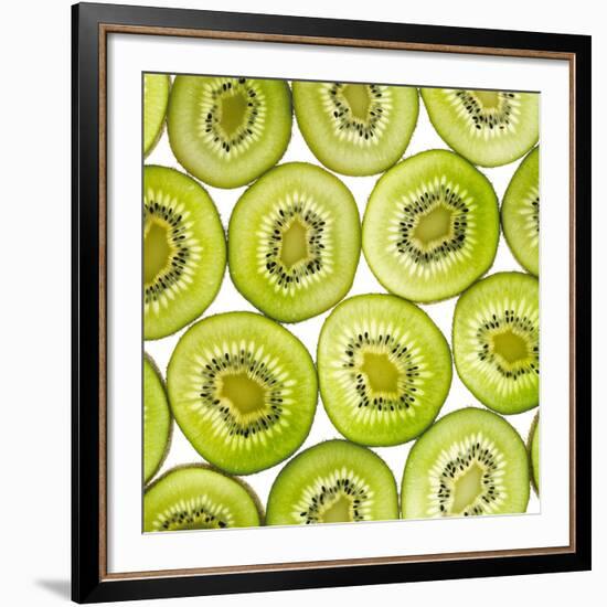 Kiwi Slices-Mark Sykes-Framed Photographic Print