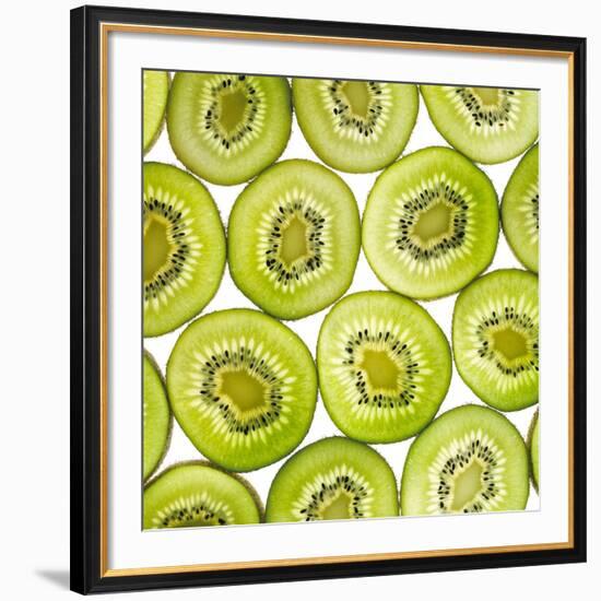 Kiwi Slices-Mark Sykes-Framed Photographic Print