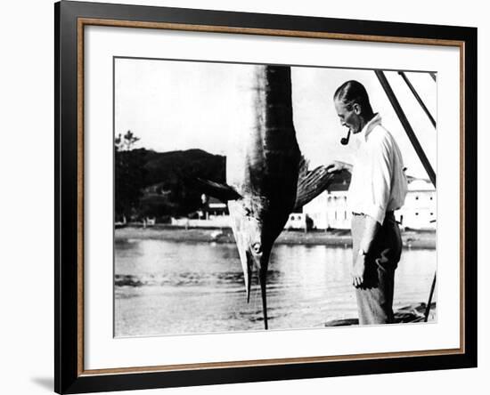 Kiwi Swordfish Catch-null-Framed Photographic Print