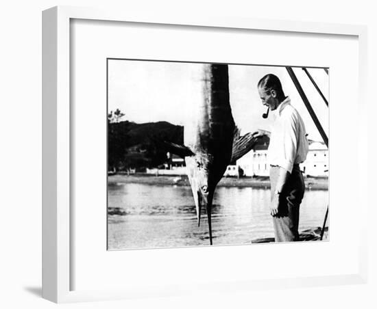 Kiwi Swordfish Catch-null-Framed Photographic Print