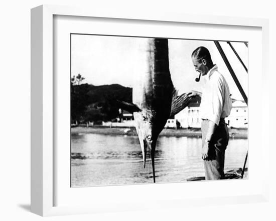 Kiwi Swordfish Catch-null-Framed Photographic Print