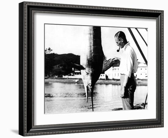 Kiwi Swordfish Catch-null-Framed Photographic Print