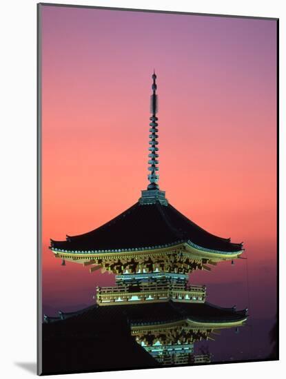 Kiyomizu Temple at Sunset-Tibor Bogn?r-Mounted Photographic Print