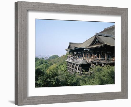 Kiyomizu Temple (Kiyomizu-Dera), Kyoto, Honshu, Japan-null-Framed Photographic Print