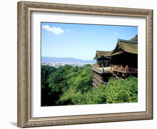 Kiyomizu Temple (Kiyomizudera), One of the Most Famous Tourist Spots in Kyoto, Japan-null-Framed Photographic Print