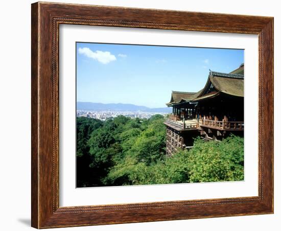 Kiyomizu Temple (Kiyomizudera), One of the Most Famous Tourist Spots in Kyoto, Japan-null-Framed Photographic Print