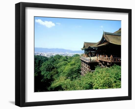 Kiyomizu Temple (Kiyomizudera), One of the Most Famous Tourist Spots in Kyoto, Japan-null-Framed Photographic Print